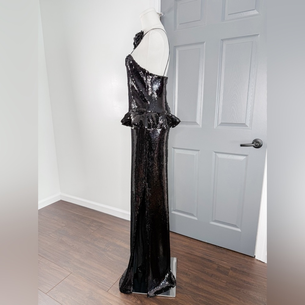 Rodarte Sequined tulle peplum gown - Picture 4 of 9